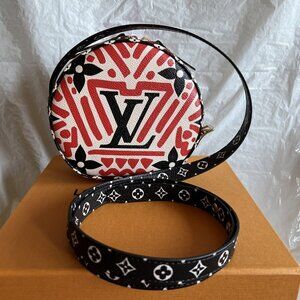 Authentic Louis Vuitton Boite Chapeau Souple LTD Leather Shoulder/ Crossbody Bag